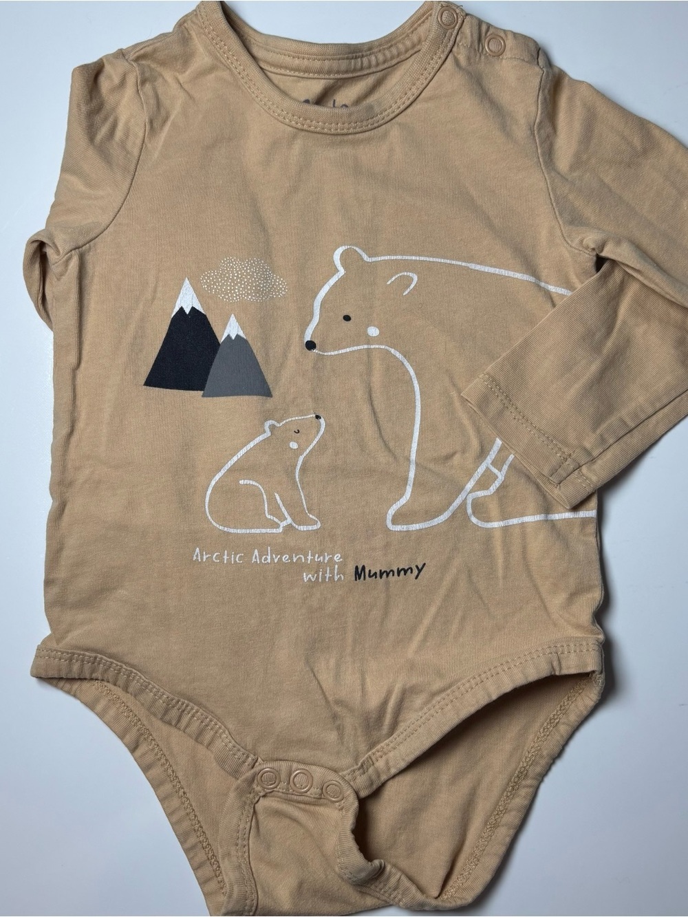 Neutral Whimsical Animals Infant Bodysuit set 4pcs 9-12 Months - Picture 9 of 11